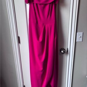 BHLDN Vibrant Pink Dress